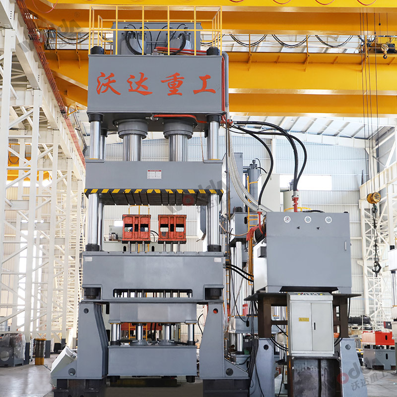 1000噸多杆頂(ding)出帶液壓墊(nian)拉伸液壓機(ji)_1000噸四柱液壓(yā)機