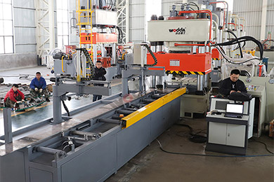 全自動錨杆(gǎn)托盤生産線（630噸(dūn)錨杆托盤液壓(ya)機）